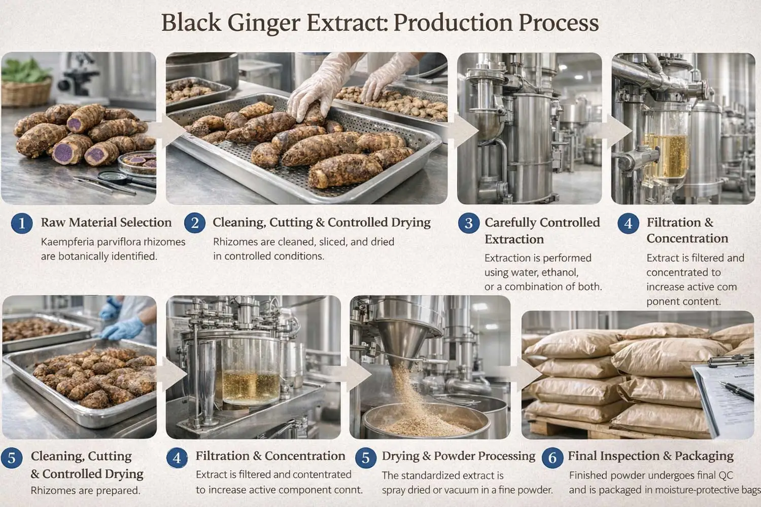 Black-ginger-extract-production-process Black-ginger-extract-production-process