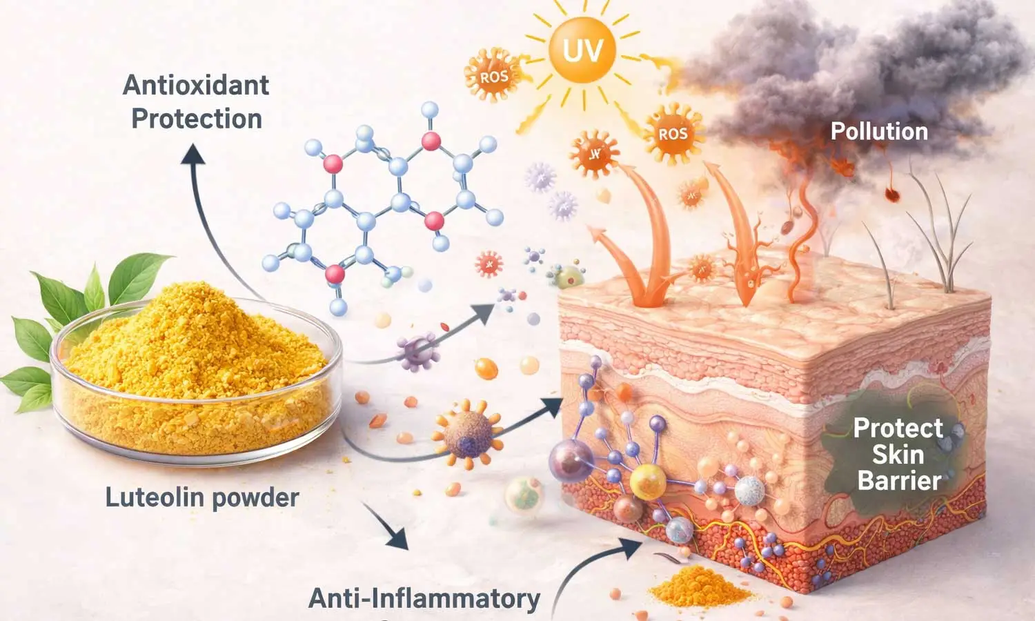 luteolin-antioxidant-skin-mechanism