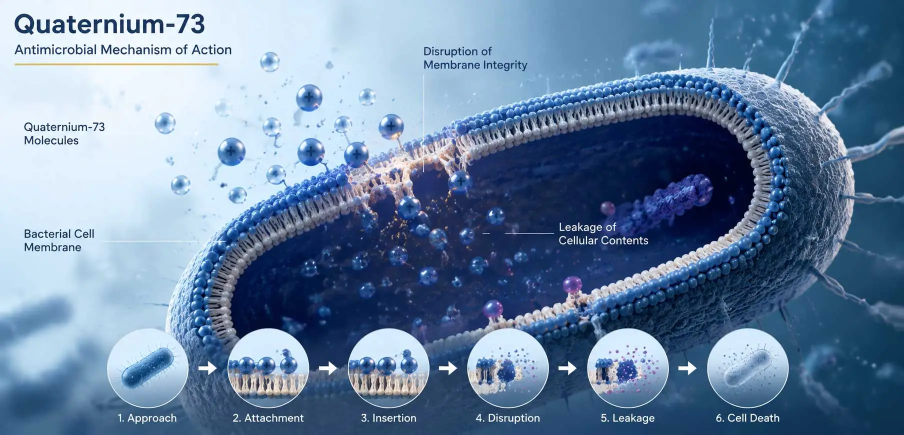 quaternium-73-antimicrobial-mechanism-cell-membrane